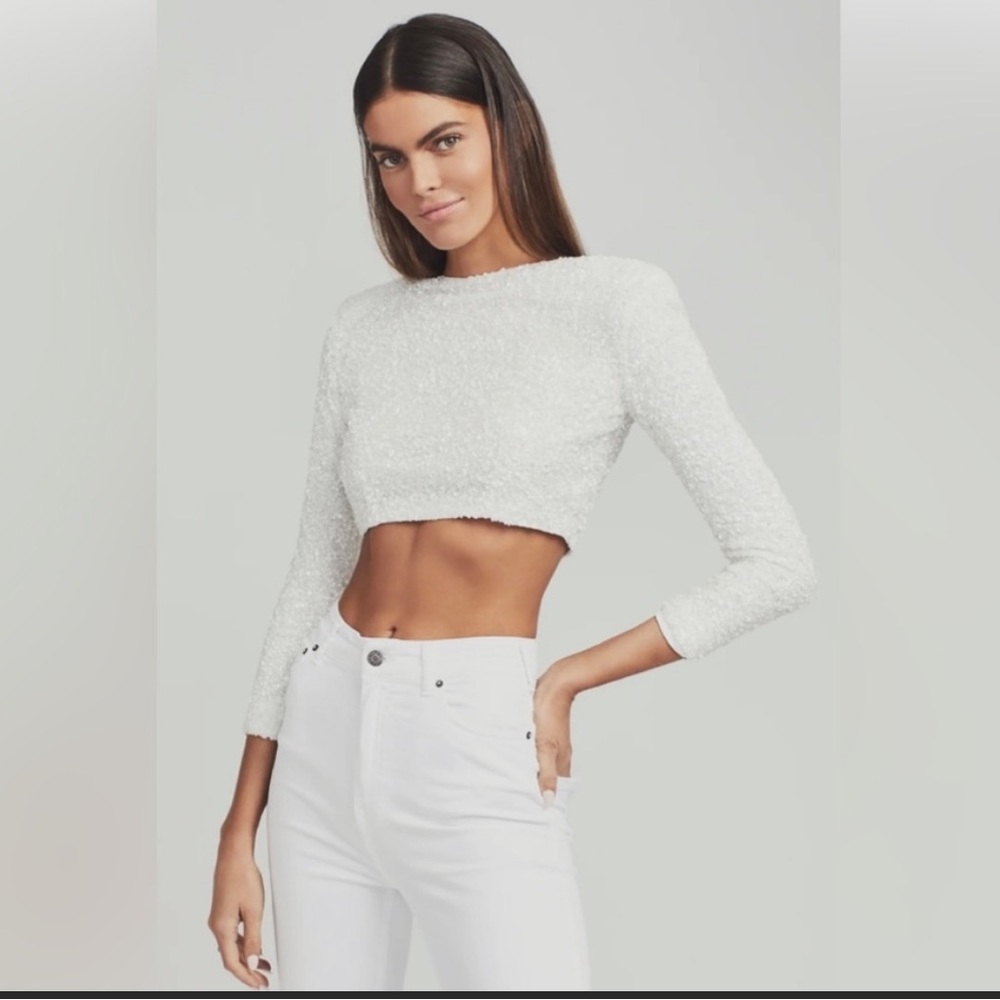 Retrofête Xi Sequin Top